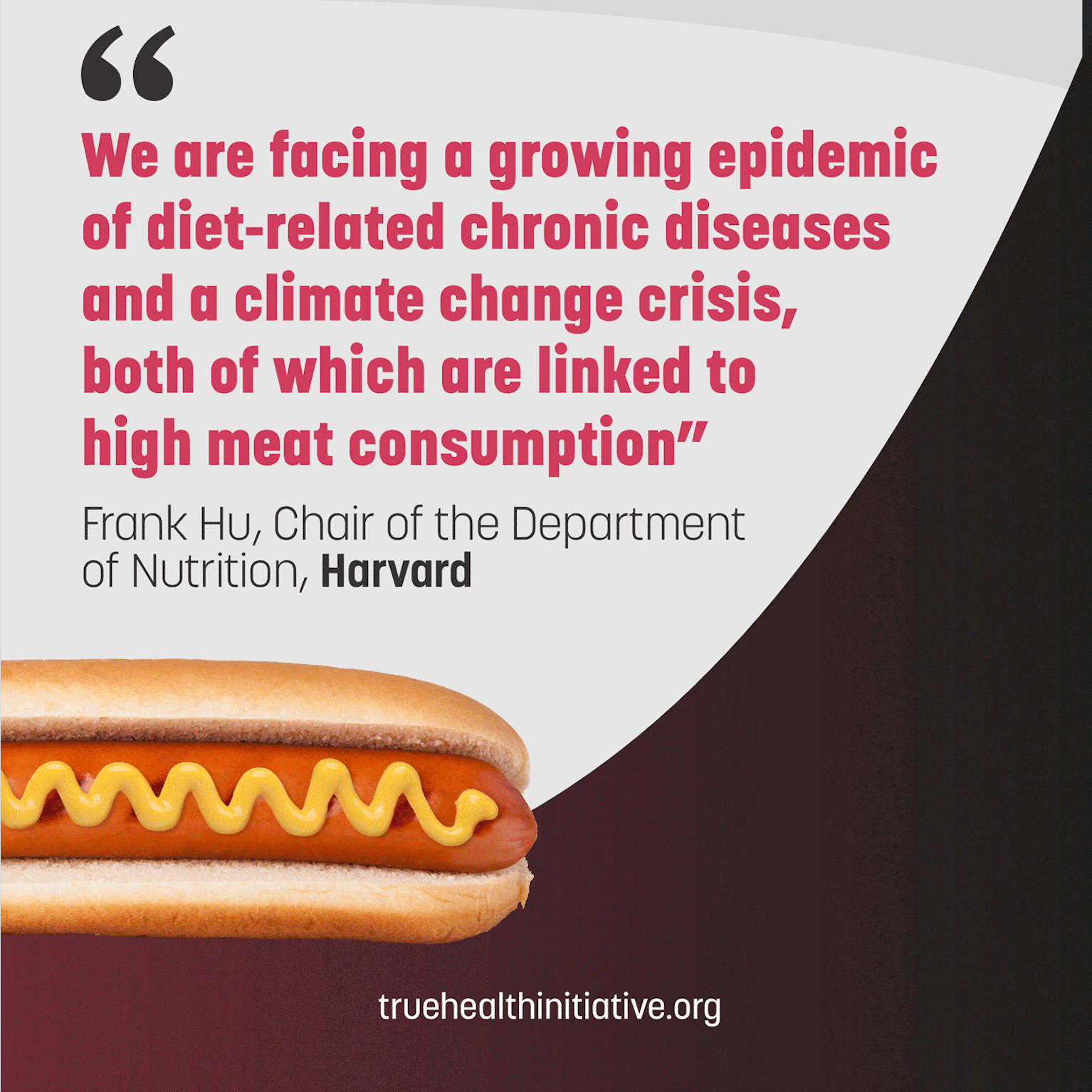wrong claim about red and processed meat quote Frank Hu
